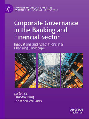 cover image of Corporate Governance in the Banking and Financial Sector